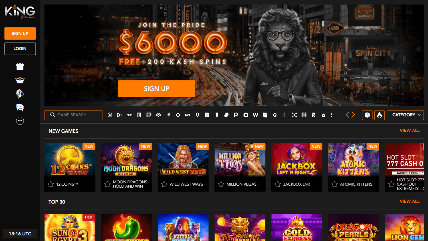 Live dealer tables preview